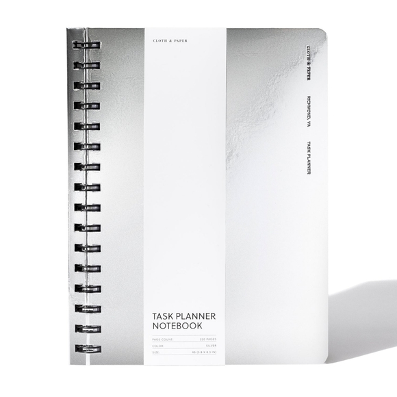 Silver/Task EXOTIC SPIRAL NOTEBOOK | A5 Brand New 30 - Picture 2 of 16